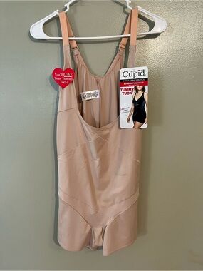 Cupid Nude Tummy Tuck Shapewear Bodyshort 4X New